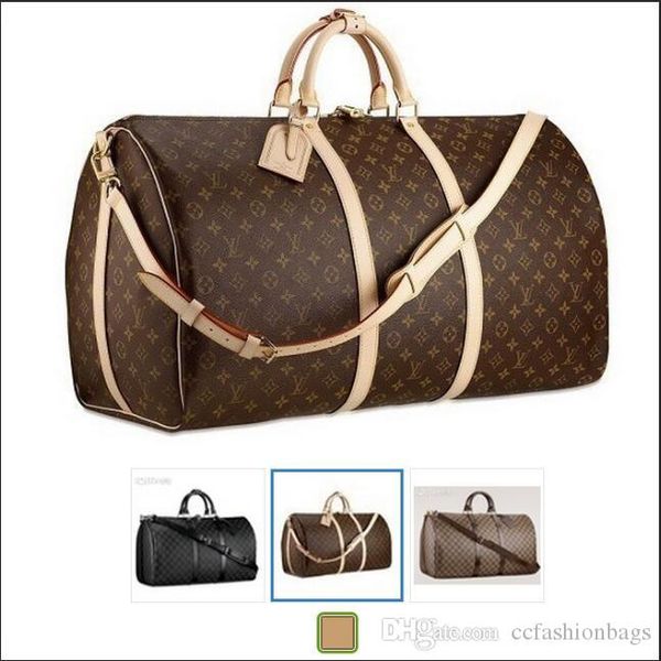 

55cm 14 tyle large capacity men women keepall travel bag famou cla ical de igner men houlder duffel bag carry on luggage