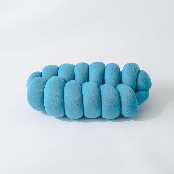 

creative knot solid pillow twist knot travel decorative pillow neck funny soft children backing block