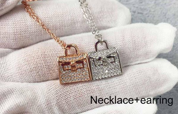 

2019 luxury h necklace/bag letter necklaces for men women silver/gold necklace gift jewelry brand designer couple gift