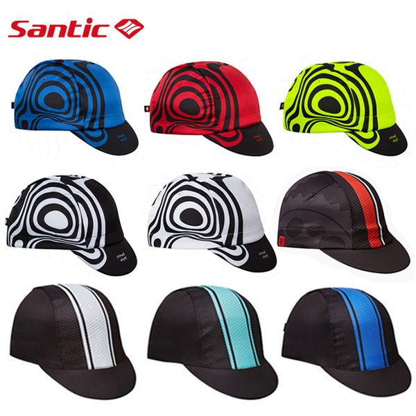 

cycling caps & masks santic men women breathable cap windproof warm mtb road bike hat headwear spring summer outdoor bicycle motorcycle, Black