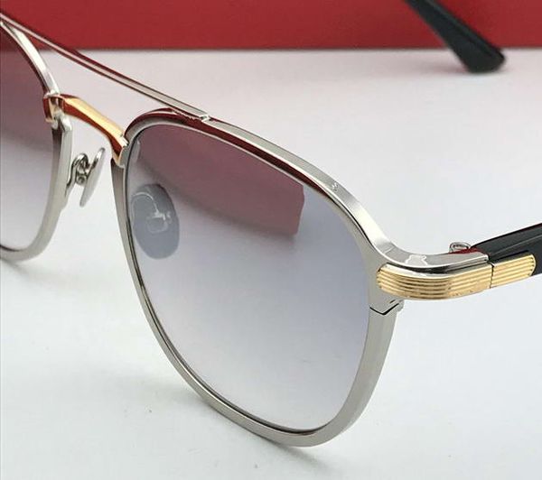 

new sunglasses 0012 silver da occhiali glasses sole sunglasses mirrored sonnenbrille mens wth box gwdrr, Slivery;brown