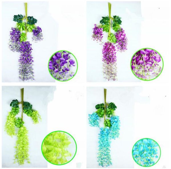 

home wisteria decorative artificial flower environmenta wedding decor artificial decorative flowers multicolor party decorative flower wy130