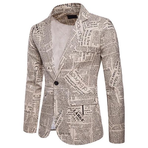 

full letter printed designer jacket luxury men casual long sleeved lapel neck suit jackets fashion mens jacksets, Black;brown