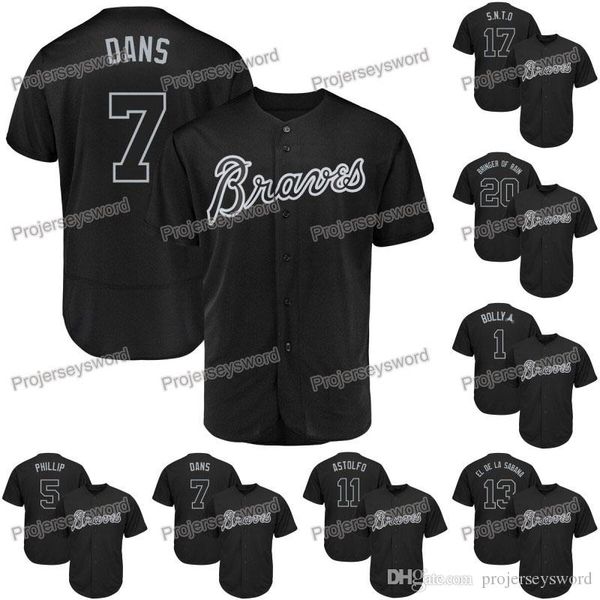 

Atlanta Dansby Swanson 2019 Players Weekend Braves Jersey Ozzie Albies Freddie Freeman Ender Inciarte Ronald Acuna Jr. Josh Donaldson Jersey