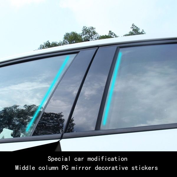 

car exterior jewelry modification in the column paste for baojun 560 310 510 730 530 310w window trim strip body