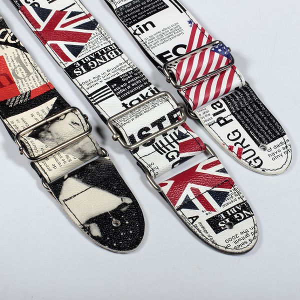

american british flag ballad electric guitar strap