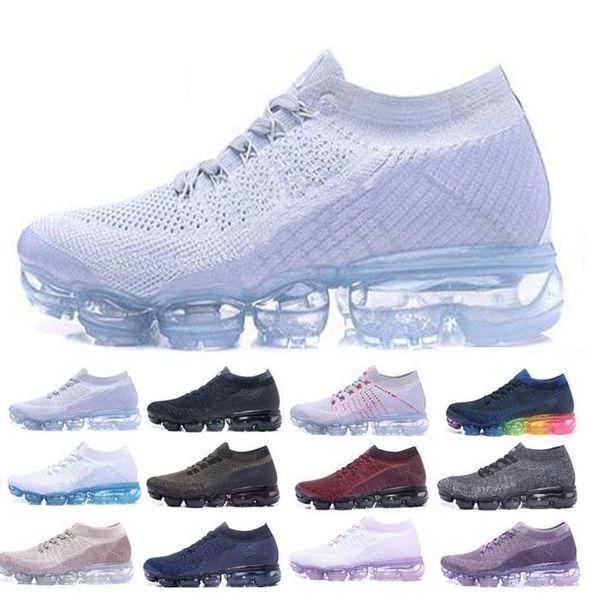 

Air men ca ual de igner hoe 2018 women ca ual air cu hion cla ic trainer outdoor uper tar pre to hiking jogging zapato hoe 36 45, Black