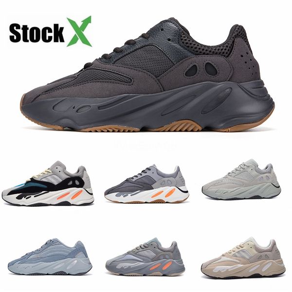 

светоотражающие kanye west utility black 700 wave runner с коробкой static salt сиреневые solid gray мужчины женщины спортивные кроссовки кр