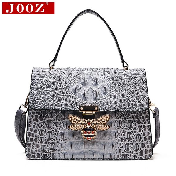 

2020 крокодил crossbody сумки для женщин сумки плеча пчелиный замок ручная сумка кожаная сумка женская сумка