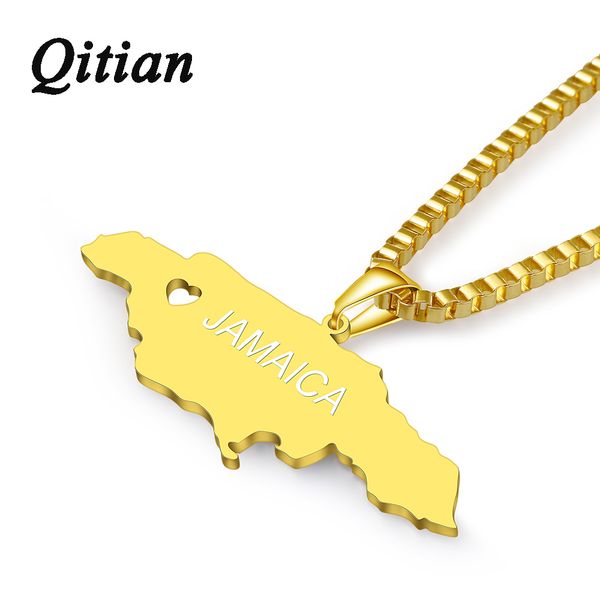 

jamaica necklace customized pendants & necklaces diy laser engraved stainless steel personalized jewelry etsy dropshipping, Silver