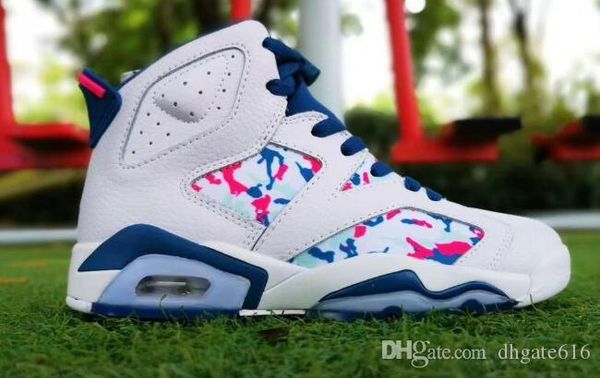 

womens 6s basketball shoe j6 air flight oil painting colorful aj 6 jumpman vi sneakers tennis eur36-40 00