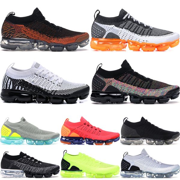 

2019 knit 2.0 fly 1.0 running shoes men women bhm red orbit metallic gold triple black designer shoes sneakers trainers socks