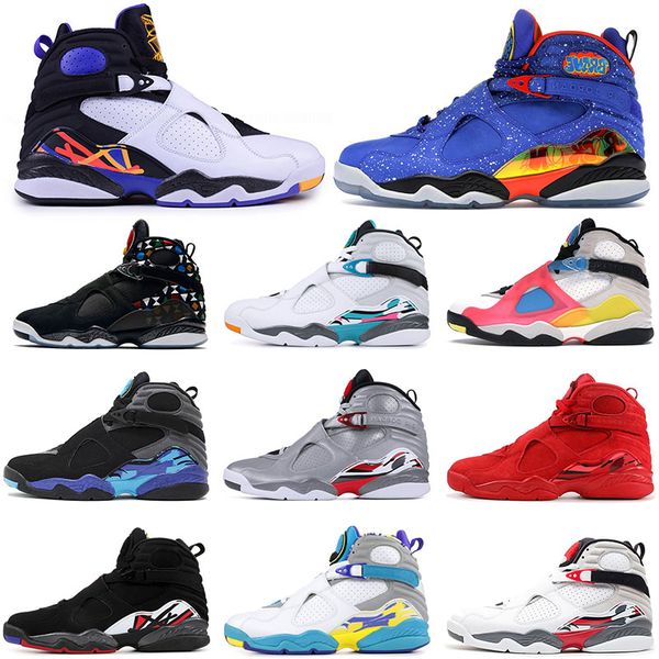 

2020 doernbecher 8 mens basketball shoes se white multicolor 8s jumpman south beach black countdown pack size 13 mens trainers