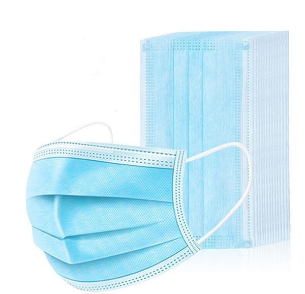 

dhl ship face mask blue 10 20 30 50 1pcs face3 layers sterile non woven faceearloop mouthhave in stock fast delivery mpgn