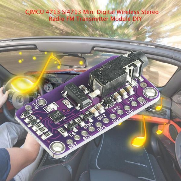 

cjmcu 4713 si4713 home replacement part mini stereo radio connect diy fm transmitter module easy install digital wireless mcu