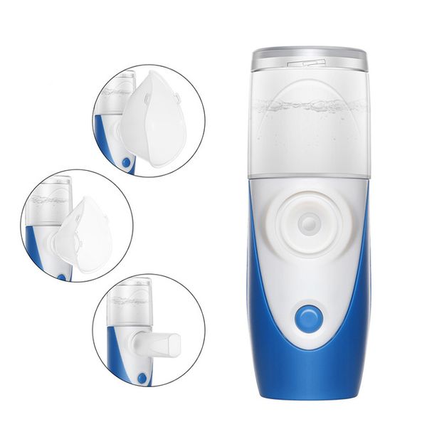 Estimulador de Atomizador de mão Mini Ultrasonic Nebulizer Portátil USB Recarregável Mesh Nebuliser Pulverizador de Umidificador para Cuidados Da Pele MY-121