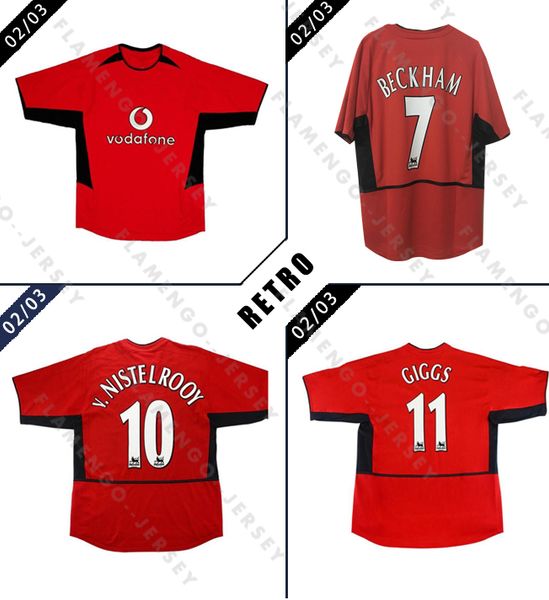 

2002 2003 manchester ретро футбол футбол детей домой подальше beckham v.nistelrooy giggs 02 03 united classic football, Black;yellow