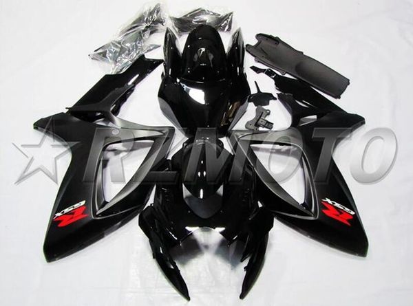 

new abs motorcycle full fairings set fit for suzuki gsx-r600 gsx-r750 600 750 k6 gsxr 2006 2007 06 07 custom black matte luster