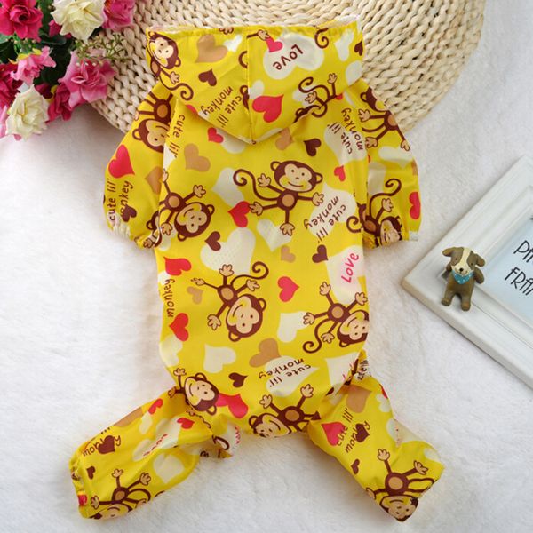 

2018 new arrival camouflage color dog raincoat for small dogs waterproof pet clothes outdoor clothing dog cat hooded raincoat