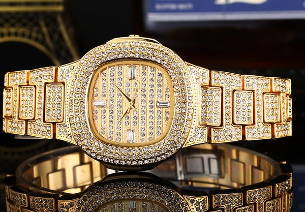 

watch quartz designer famous golden stainless watch brand steel bu women timepiece clock ladies 05 diamond bussiness xxxnn, Slivery;brown