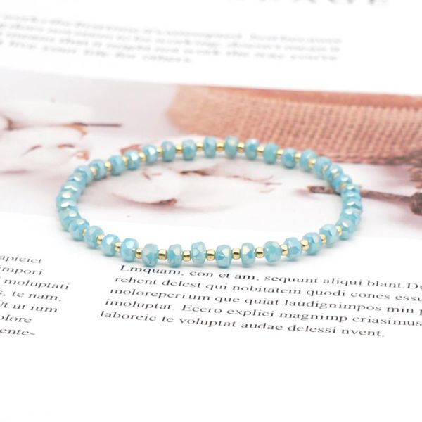 

go2boho браслет кристалл браслеты женщины bijoux femme ювелирные изделия ручной работы pulseras япония неувядаемый покрытием золото бисер бр, Black