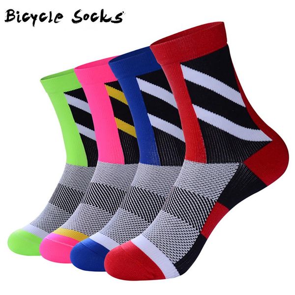 

promotion riding cycling socks bicycle sports socks breathable basketball football sock fit for 39-43, Black