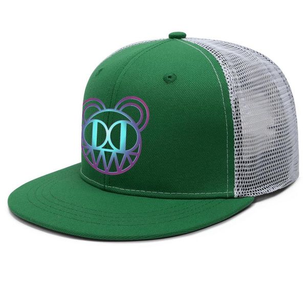 

radiohead logo art rock flat brim trucker cap cool team baseball hats rock band amnesiac new albums logo songs live the of, Blue;gray