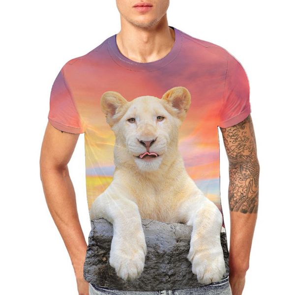 

men t shirt 3d printing short sleeves undershirt summer casual tees shirt short sleeve t-shirt male men clothing, White;black