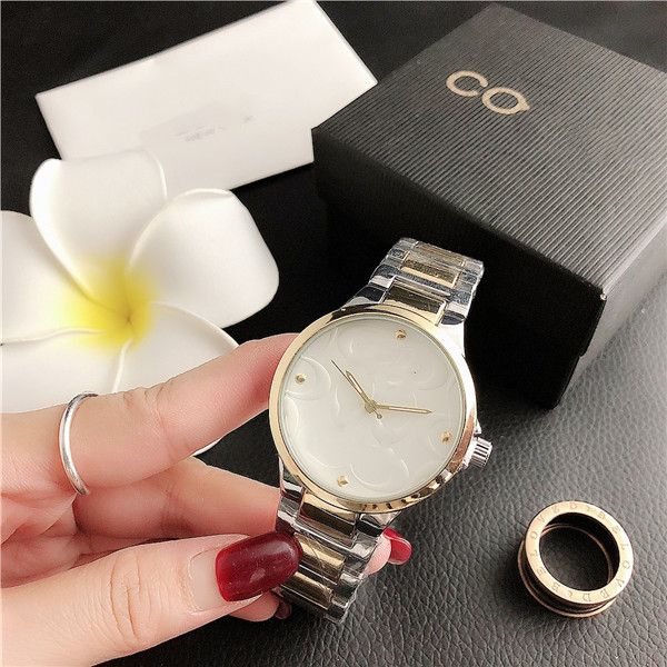 

luxury mens watches 38mm designer watches set auger men's and women's leisure fashion quartz watch, Slivery;black