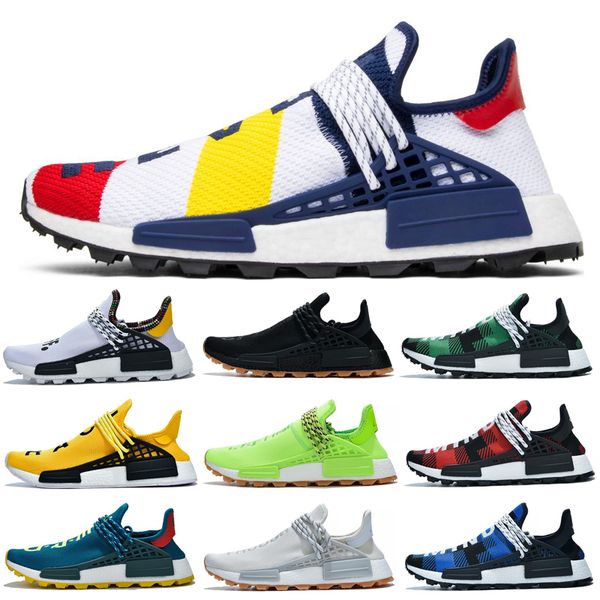 

NEW Running Shoes NMD Human Race Mens Nerd Black Pharrell Williams Sample Cream Core Black Sport Cream Digijack Pack Women Sneakers 36-47