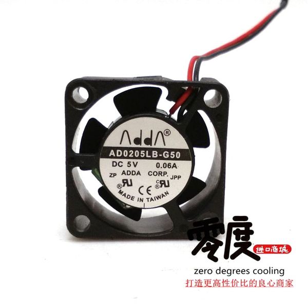 

adda 25105v ad0205lb-g50 2.5cm double ball miniature silent small fan