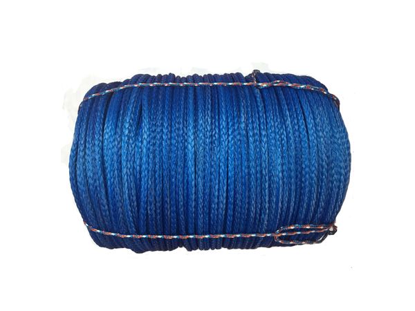 

12 mm x 100m synthetic winch rope uhmwpe rope 27000 lbs breaking strain