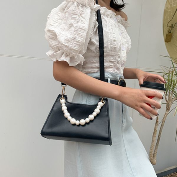 

bags for women 2020 new korean version of the wild foreign pearls shoulder shoulder majong bag purse sac a main torebka damska