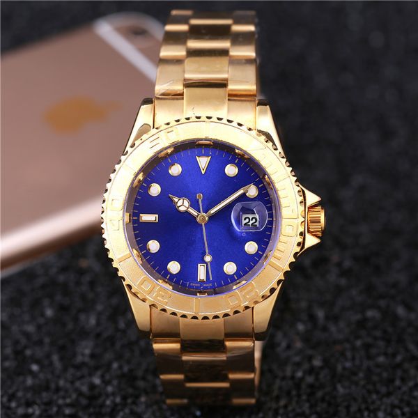 

reloj hombre luxury mens watches designer new brand wristwatches fashion men automatic watch automatic day date black digital bezel clock, Slivery;brown
