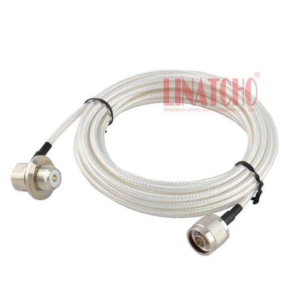 

5 meters rg303 n male to right angle so239 coaxial cable for yaesu ft-7900 ft-7800 car radio antenna