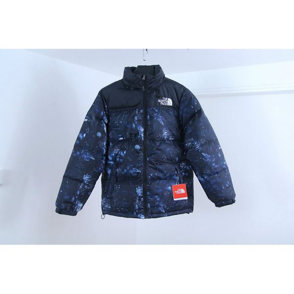 

down jackets parkas joint limited night walker star down jacket laser mark embroidery thick warm outdoor coat 2019 new, Black