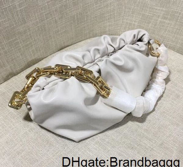 

newset cloud shape evening bags cloud bag with thick chain clutch women pouch genuine leather clip handbags crossbody totes