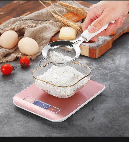 

10kg 1g digital kitchen stainless steel scale big food diet kitchen cooking 10000g x 1g weight balance electronic scales