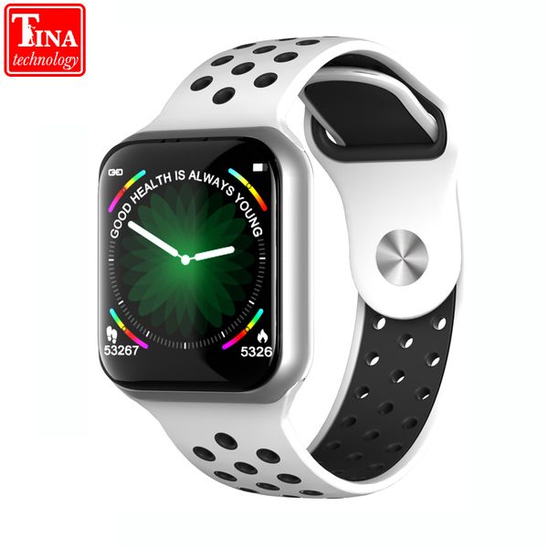 

f8 bluetooth smart band heart rate monitor smart bracelet 1.3inch screen steps distance calories sports wrist watch, Slivery;brown