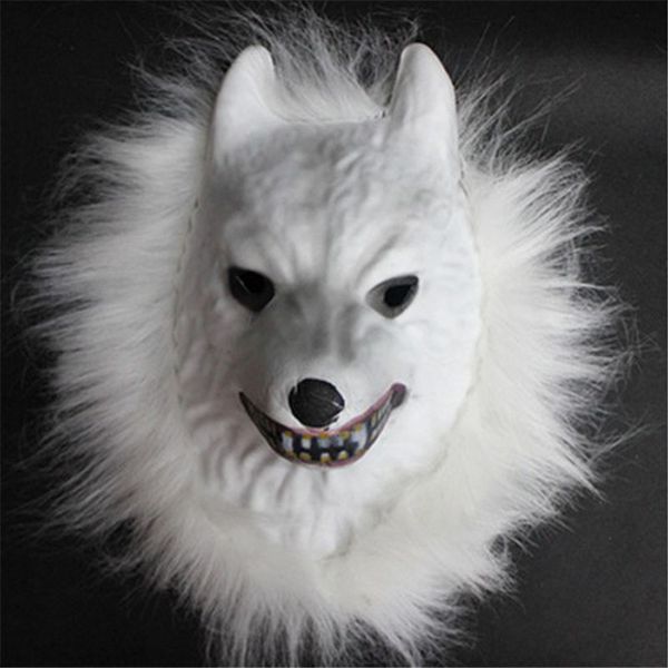 

cosplay halloween costume realistic fur mane latex mask creepy animal tiger/lion/monkey/wolf partern full face