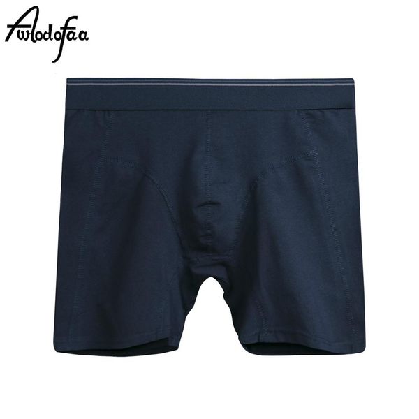 

new men's underwear male plus long large size boxers shorts cotton trunks fit mid-waist panties lengthen panties men boxers 6xl, Black;white