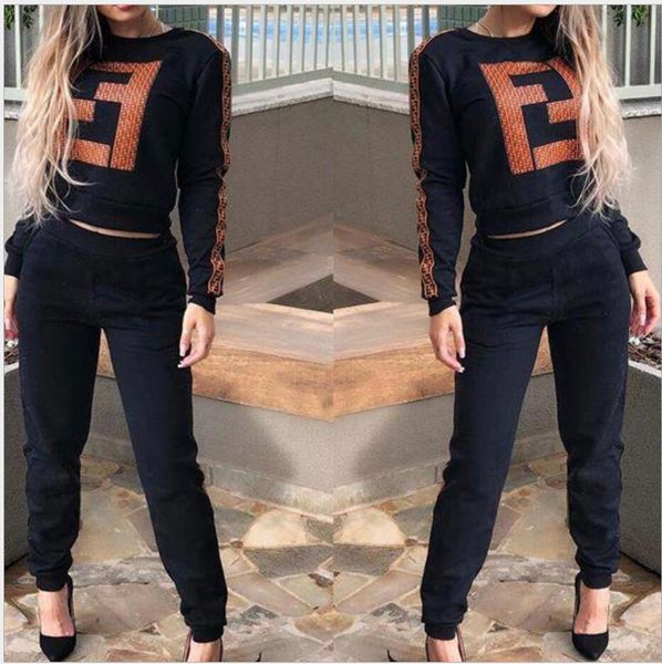 

coat+pants new women active set tracksuits hoodies sweatshirt pant running sport track suit 2 pieces jogging sets survetement femme clothing, White