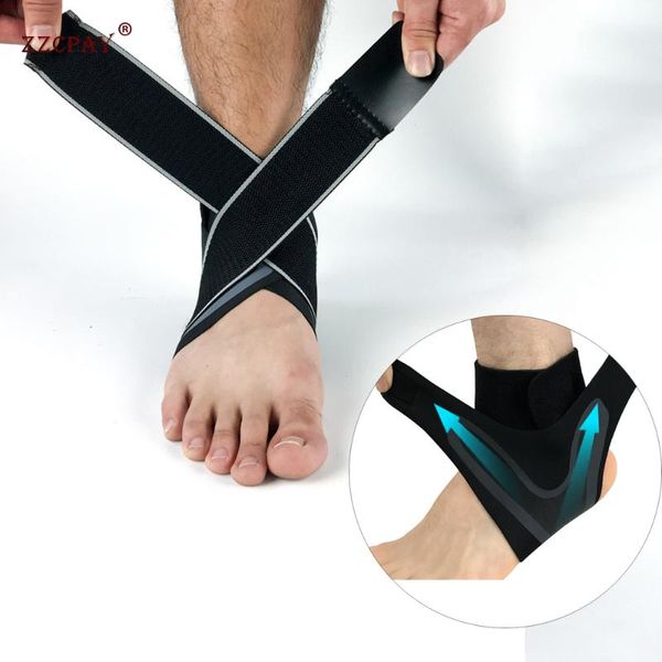 

ankle support,adjustable ankle brace breathable elastic perfect for sports, protects against chronic strain, sprains 1pcs, Blue;black