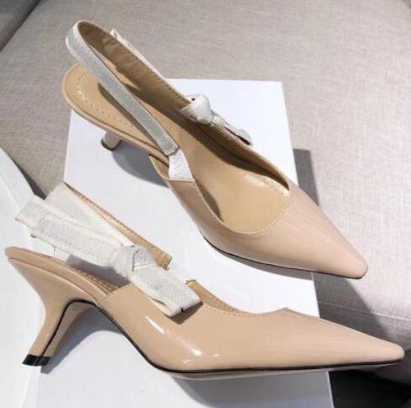 

summer fashion comma heel sling back pump bow letter bandage flat heel shoes woman runway pointed toe gladiaor sandals size35-41 #15, Black