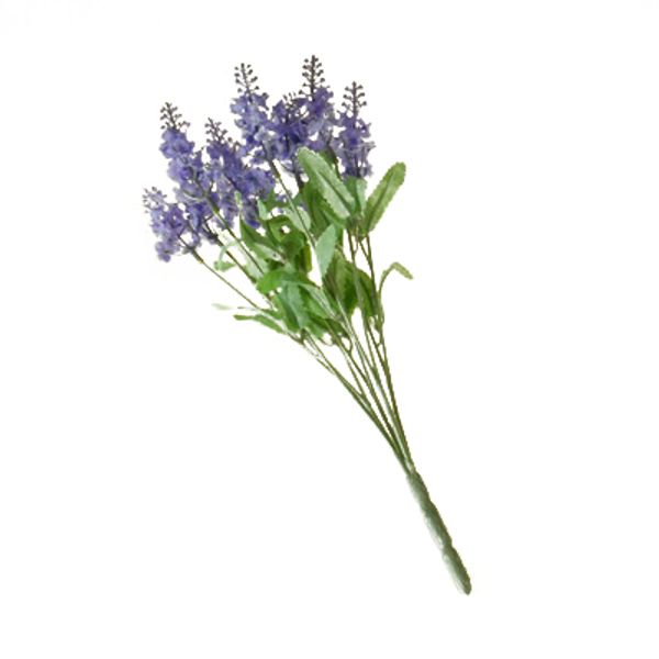 

1 stem artificial lavender bundle x 35cm purple rustic flower home garden
