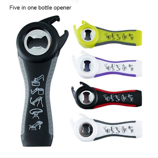 

all in one bottle opener beer jar can kitchen manual tool gadget multifunction