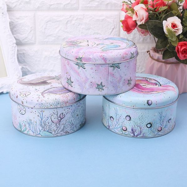 

portable round tin box candy biscuits jewelry coin storage container case candle organizer wedding favor gifts