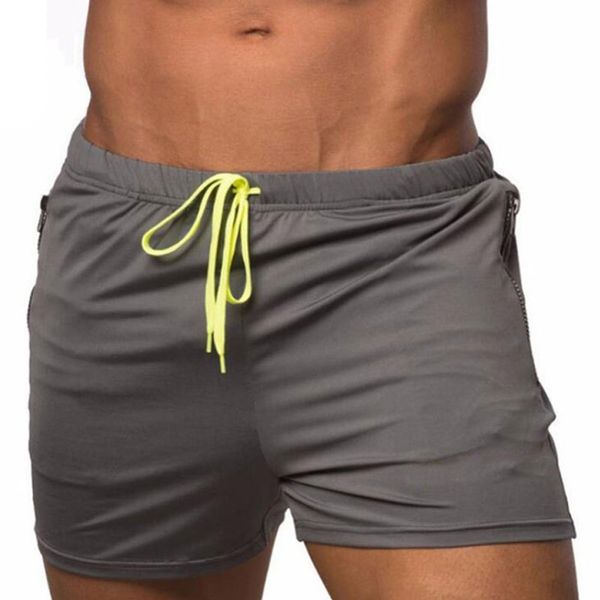 

2019 men pocket quick dry swimming shorts swimwear man swimsuit swim trunks summer beach shorts