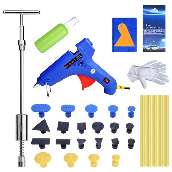 

paintless dent repair puller t bar pdr tools slide hammer kits glue gun removal
