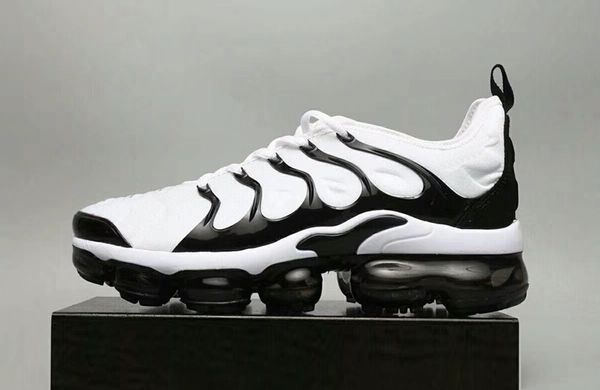 

cushion men shoes tn ultra kpu shoes men tn shoes lace sneakers size 40-45, Black